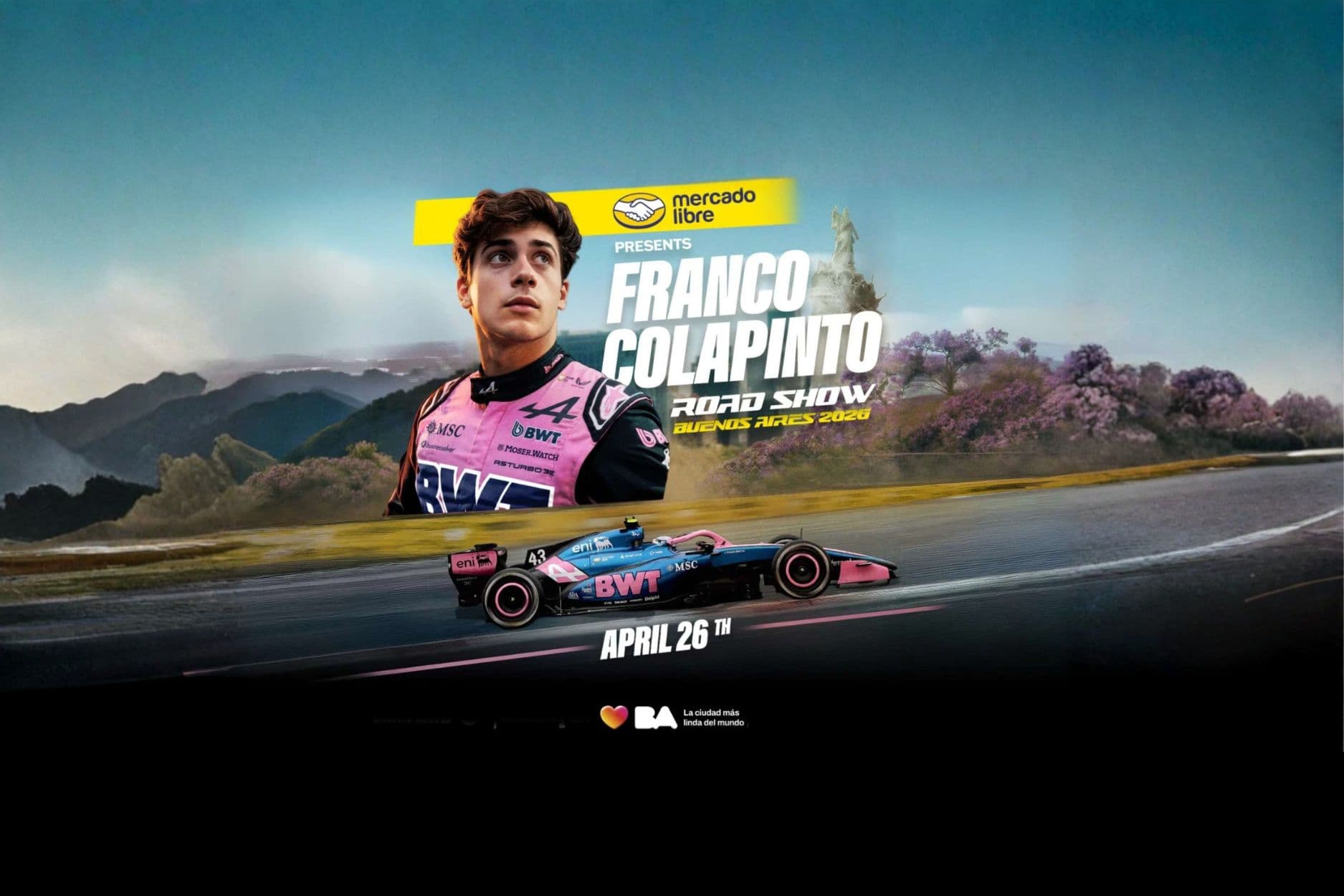 Franco Colapinto Road Show 2026